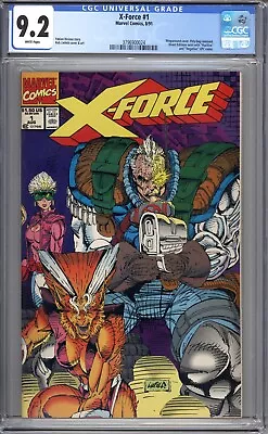 X-Force #1 - CGC Graded 9.2 (NM-) 1991- Wraparound Cover - First Issue • $93