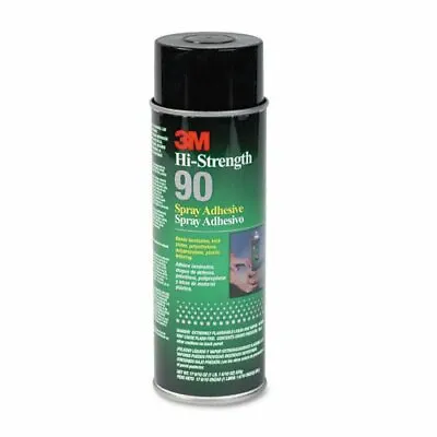 $51.30 • Buy 2 Pack 3M 90-24 Hi-Strength 90 Spray Adhesive - 17-1/2-oz Net Wt (30023)
