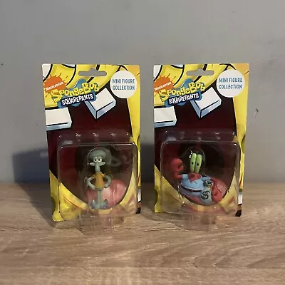 £7.99 • Buy Nickelodeon Spongebob Squarepants Figure Collectable Squidward And Mr Crabs
