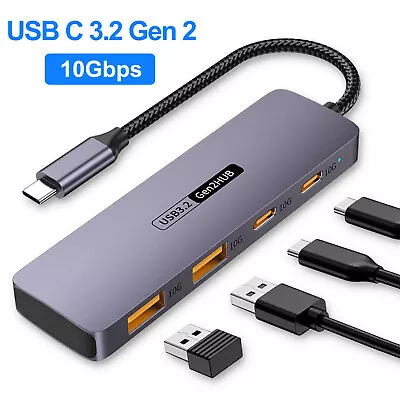 4 Ports USB 3.2 Hub Type C Adapter Splitter Extender For MacBook Air Laptop Mice • $16.98