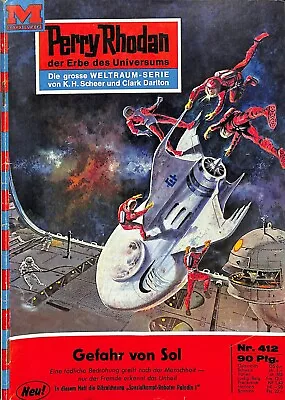 Perry Rhodan Nr.412 Gefahr Von Sol First Edition Pabel-Moetern • $15