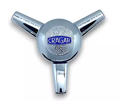 CRAGAR SS Wheel Centre Caps- Genuine Cragar Caps Tri Bar Spinner Caps • $89