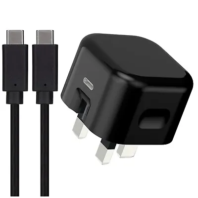 100% Genuine Samsung FAST Charger Plug OR Type C USB Cable Galaxy S8 S8+ S9+ S10 • £3.15