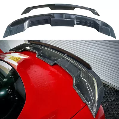 GT500 Style Spoiler W/ Smoke Gurney Flap Wicker Bill For 2015-2022 Ford Mustang • $105.99