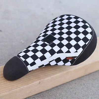 Cult Bmx Vans Old Skool Pro Bicycle Pivotal Seat Black White Checkered • $66.95