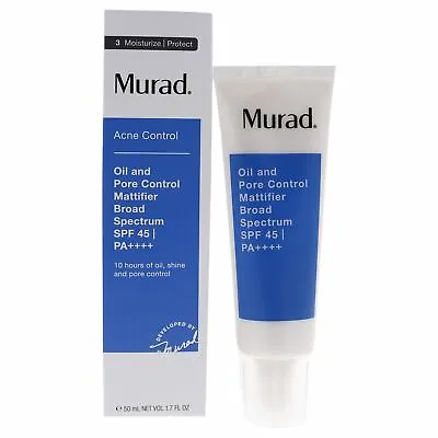 Oil & Pore Control Mattifier Broad Spectrum SPF 45 By Murad - 1.7 Oz Treatment • $37.20