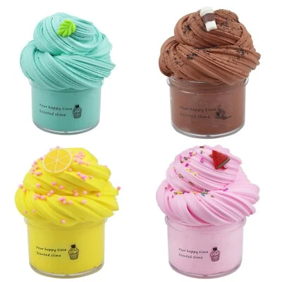 $14.58 • Buy DIY New Fruit Slim Fruit Kit Cloud Slime Aromatherapy Pressure Children Toy