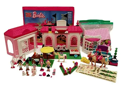 Mega Bloks Barbie Build N Play Horse Stable 80246 Incomplete With Extras 2013 • $32.99