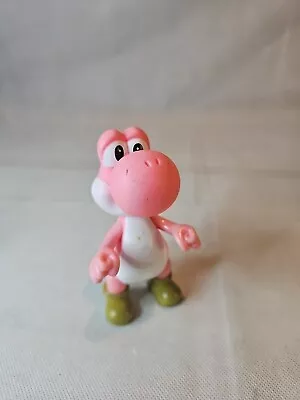 Super Mario Figure Pink Yoshi 5  Figure  Toy Nintendo  • £8.30