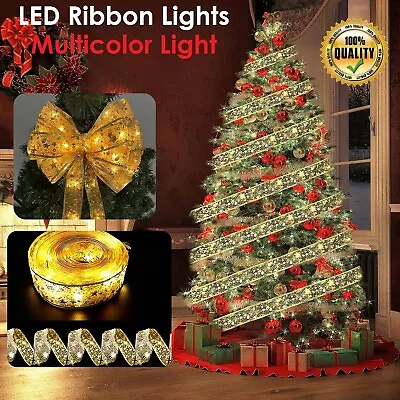 LED Ribbon Lights Christmas Lights Birthday Party Decorations LED String Lights • $12.99