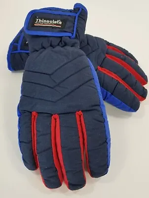 Vintage 1980s 90s Thinsulate Thermal Insulation Winter Ski Snow Gloves (Small) • $14.99