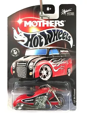 Hot Wheels Mothers Products Mom's Lil' Bit Foosed Motorcycle Red Diecast 1/64 • $10.79