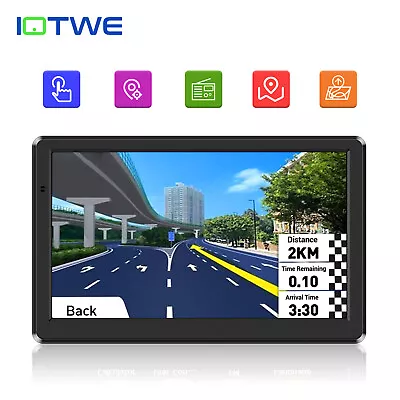 IOTWE 7'' Car Truck Sat Nav GPS Navigation 8GB Free Lifetime UK&EU Maps Portable • £41.99