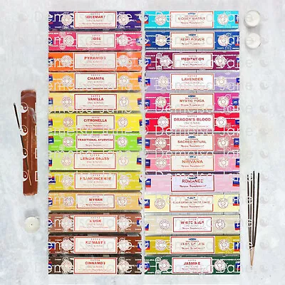 Incense Satya Agarbatti Genuine Nag Champa Insence Joss Sticks 15g Mix & Match • £2.89