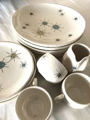 Lot Of Franciscan Mid Century Modern Atomic Starburst Salad/Dinner Creamer Cup • $330