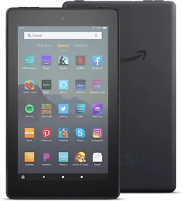 Amazon Fire 7 Tablet 9th Generation 7in Display With Alexa 16GB - Black • $22.95