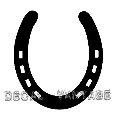 Horseshoe Vinyl Sticker Decal Luck Race Horse Shoe - Choose Size & Color • $2.28