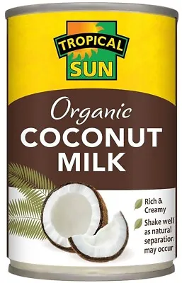 Tropical Sun Organic Coconut Milk - 6 Cans • £12.99