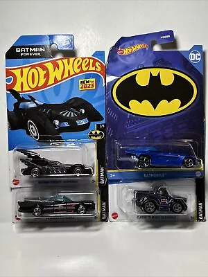 Hot Wheels Batmobile Set Of 4 Batman • $20