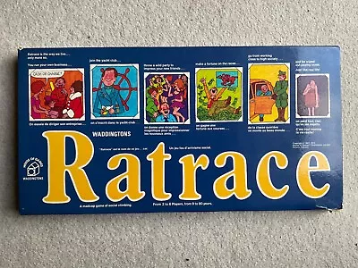 Ratrace Board Game Waddingtons 1973 Rat Race Complete & Good Condition  • £4.99