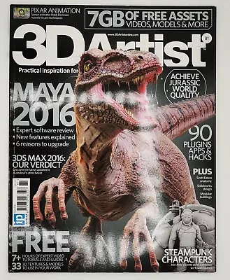 3D Artist Magazine: Issue 81: Maya 2016 • $3.79