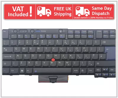 Lenovo ThinkPad T410i T410S T510 W510 X220 T420 T420s T400s UK Layout Keyboard • £25.93