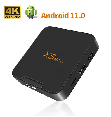 XS97 Mini TV Box Android 11 S905W2 2GB 16GB BT 5.0 H.265 4K Media Player • $35.99