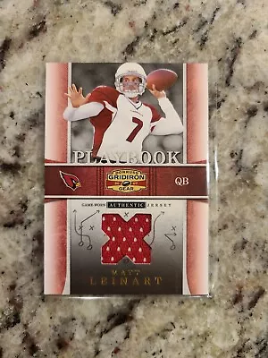 2007 Donruss Gridiron Gear Playbook Jerseys X's #8 Matt Leinart /250 Game Worn • $2.49