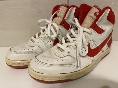 Nike Delta Force AC High White X Red Men's Sneakers US7.5 Deadstock 1987 Vintage • $450