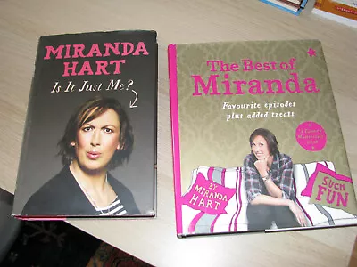 Miranda Hart Books X2 Miranda Hart- Is It Just Me The Best Of Miranda Hart • £12