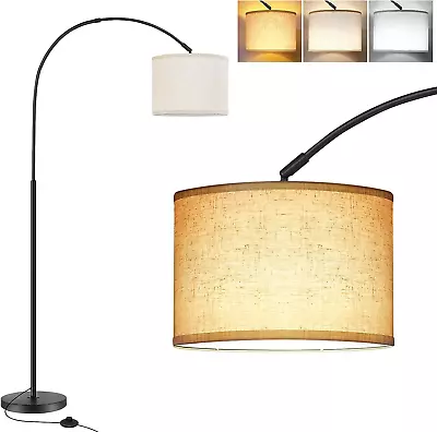 Arc Floor Lamp Modern LED Standing Lamp With 3 Color Temperatures Over Couch T • $44.50