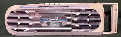 Vintage 80s GE Sidestep Pink Boombox Cassette/Radio Parts Repair  • $46.40