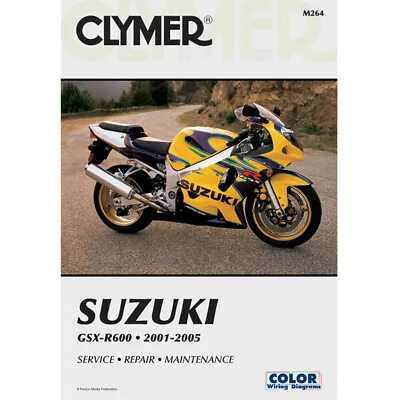 $33.49 • Buy Clymer M264 Service Shop Repair Manual Suzuki GSX-R600 2001-2005