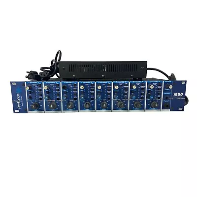 Presonus M80 Eight Channel Discrete Microphone Preamp With Power Supply For Repa • $206.25