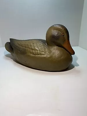 Vintage | Paper Mache | Full Sized Duck Decoy | Carry Lite • $19.95