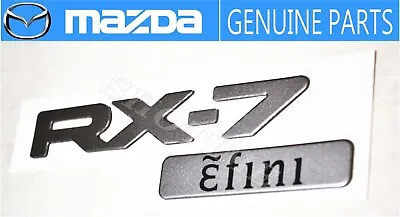 MAZDA RX-7 FD3S  Efini Genuine Rear Badge Emblem RARE ITEM  JDM  • $69.50