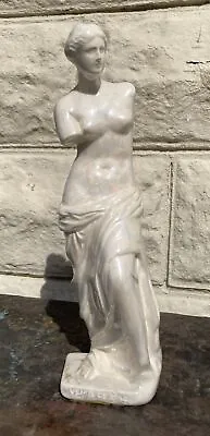 Venus De Milo Statue Figurine Miniature Aphrodite Of Milos Vintage Ceramic 11.5” • $23.95