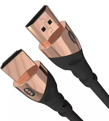 Monster HDMI Cable 4k Ultra HD 8ft With Ethernet Cord - 60/120Hz 21Gbps HDR • $24