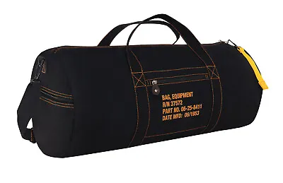 Rothco Canvas Equipment Bag - 24 Inches Black • $31.99