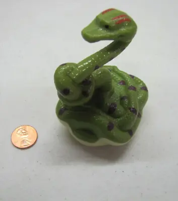 2006 Disney THE WILD LARRY SNAKE Green Pull-Back Toy McDonald's Moves! • $4.04