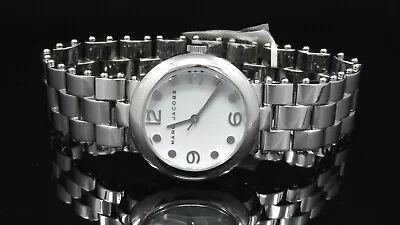 Marc By Marc Jacobs MBM3028 Women's Silver Tone Stainless Steel White Dial Watch • $154.13