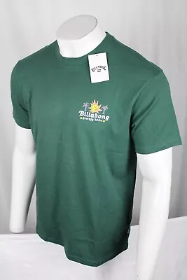 Billabong Men's Social Club Short Sleeve T-Shirt Size Large Green • $18.69