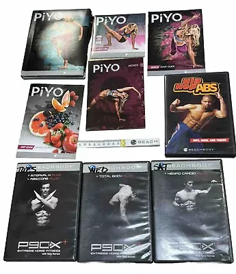 P90X P90X+ Beachbody Home Workout Program Tony Horton PIYO DVD Set Kenpo Cardio • $40