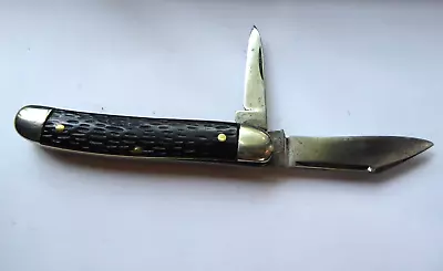 Vintage Shapleigh Hardware Diamond Edge (DE) 2 Blade Folding Pocket Knife • $21.99