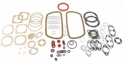 VW BUS 1963-1971 1500-1600cc ENGINE GASKET KIT W/ REAR MAIN - OEM! FREE SHIP! • $25.95