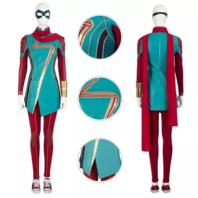 Ms Marvel Costume Cosplay Suit Kamala Khan Halloween Outfit • $181.89