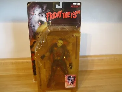 McFarlane Movie Maniacs  Jason  Friday The 13th Figure W/Replica Movie Poster • $34.99