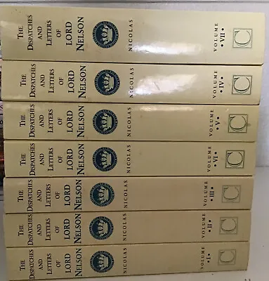 The Dispatches And Letters Of Vice Admiral Lord Viscount Nelson 7 Volume Set • $222