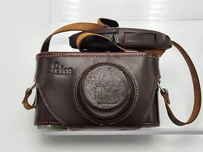 Vintage Leica Leitz Brown Leather Ever Ready Camera Case For IIIg / 3G & IIIF • $119.99