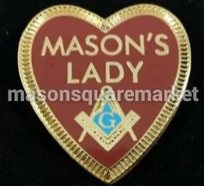 Freemason Mason's Lady Lapel Pin • $8.99